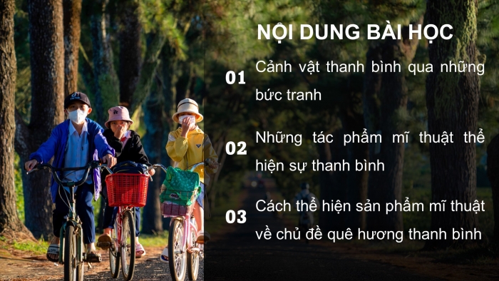 Giáo án điện tử Mĩ thuật 4 kết nối Chủ đề 8: Quê hương thanh bình