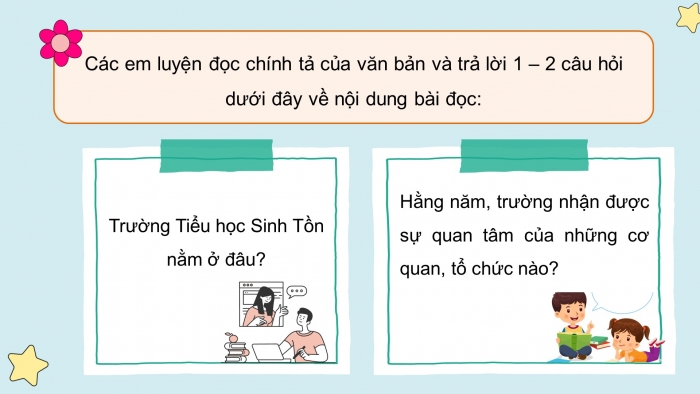 Giáo án điện tử Tiếng Việt 4 chân trời: Ôn tập giữa kì 1 - Tiết 2, 3