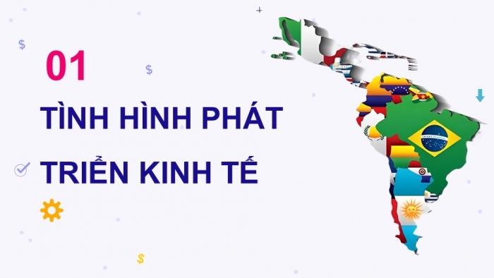 Giáo án điện tử Địa lí 11 kết nối Bài 7: Kinh tế khu vực Mỹ La tinh