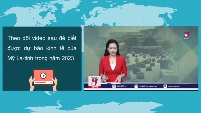 Giáo án điện tử Địa lí 11 cánh diều Bài 7: Vị trí địa lí, điều kiện tự nhiên, dân cư, xã hội và kinh tế khu vực Mỹ La-tinh (Phần 2)