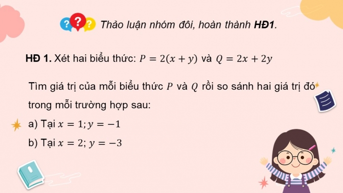 Giáo án điện tử Toán 8 cánh diều Chương 1 Bài 3: Hằng đẳng thức đáng nhớ