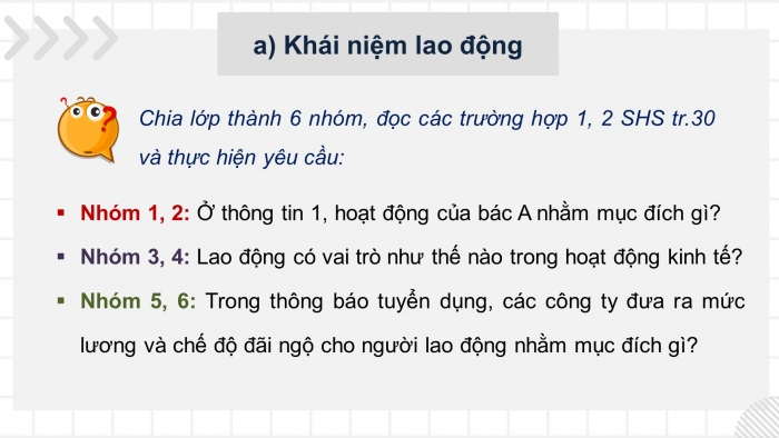 Giáo án điện tử Kinh tế pháp luật 11 kết nối Bài 5: Thị trường lao động và việc làm