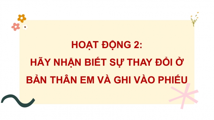 Giáo án điện tử HĐTN 8 cánh diều Chủ đề 3 - HĐGDTCĐ: Đánh giá cuối chủ đề