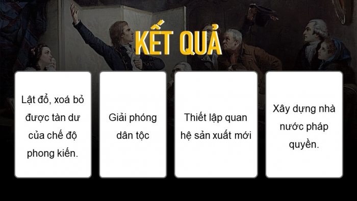 Giáo án điện tử Lịch sử 11 chân trời Bài 1: Một số vấn đề chung về cách mạng tư sản (P2)