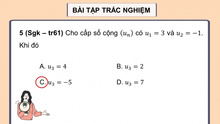 Giáo án điện tử Toán 11 chân trời: Bài tập cuối chương 2