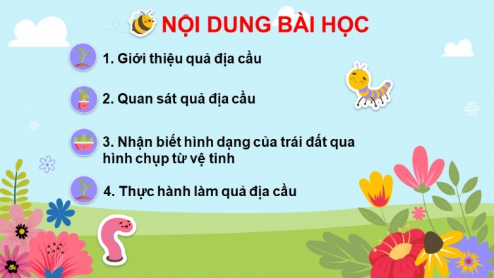 Giáo án điện tử bài 27: Quả địa cầu- Mô hình thu nhỏ của trái đất