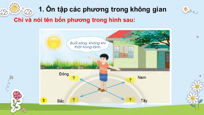 Giáo án điện tử bài 30: Ôn tập chủ đề trái đất và bầu trời