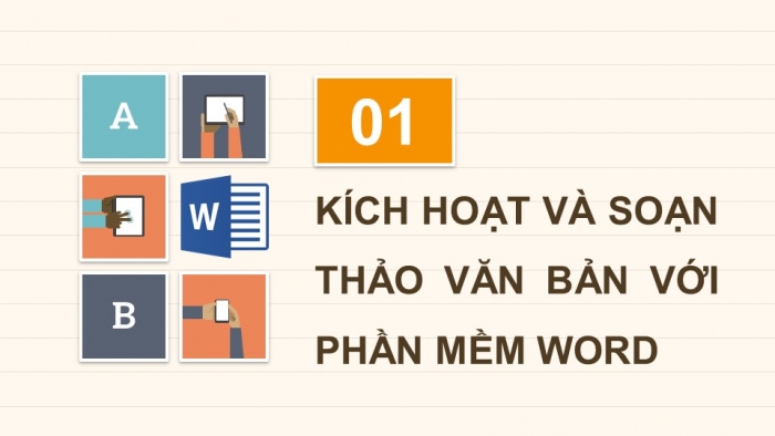 Giáo án điện tử Tin học 4 chân trời Bài 7: Soạn thảo văn bản tiếng Việt