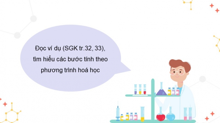 Giáo án điện tử KHTN 8 cánh diều Bài 5: Tính theo phương trình hoá học