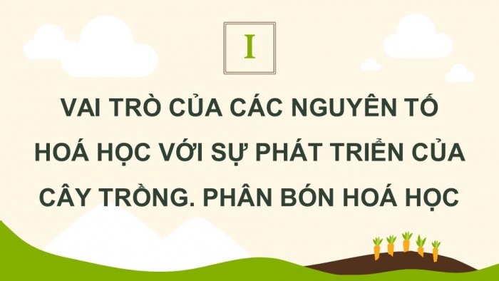 Giáo án điện tử KHTN 8 kết nối Bài 12: Phân bón hoá học