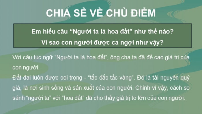 Giáo án điện tử Tiếng Việt 4 cánh diều Bài 8 Chia sẻ và Đọc 1: Ông Yết Kiêu