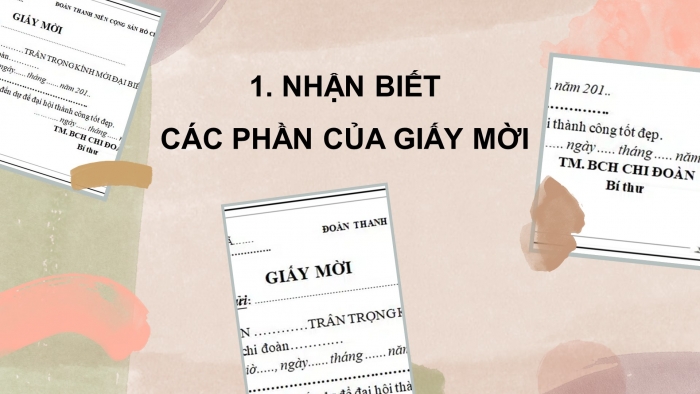 Giáo án điện tử Tiếng Việt 4 chân trời CĐ 3 Bài 4 Viết: Viết giấy mời