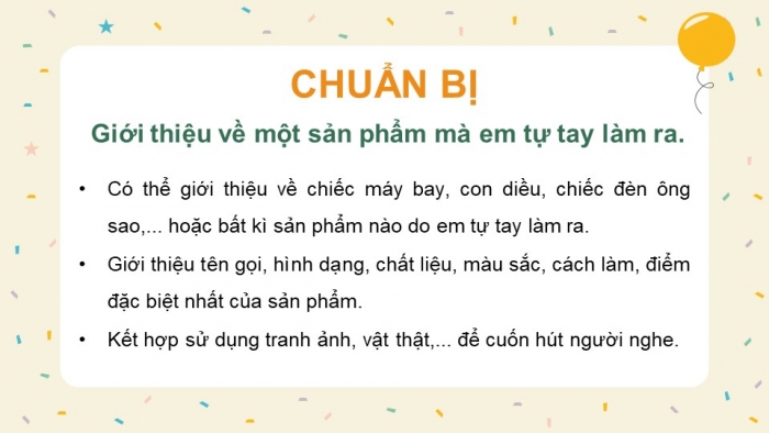 Giáo án điện tử Tiếng Việt 4 kết nối Bài 18 Nói và nghe Chúng em sáng tạo