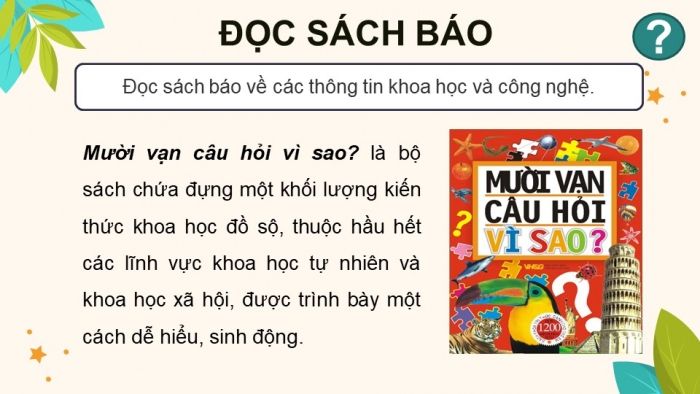 Giáo án điện tử Tiếng Việt 4 kết nối Bài 20 Đọc mở rộng