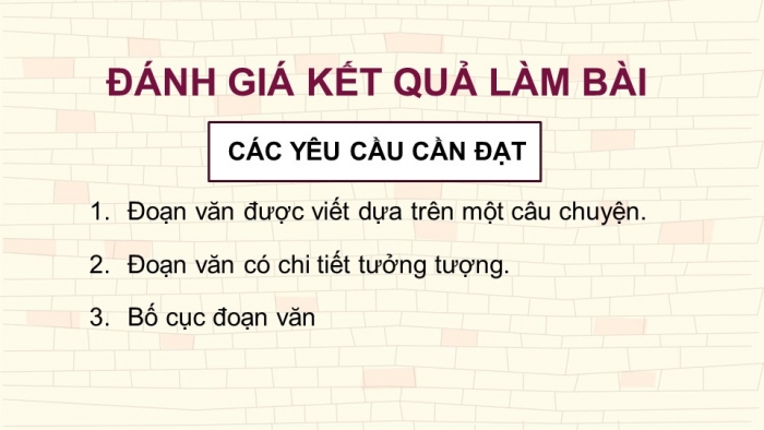 Giáo án điện tử Tiếng Việt 4 kết nối Bài 20 Viết Trả bài viết đoạn văn tưởng tượng