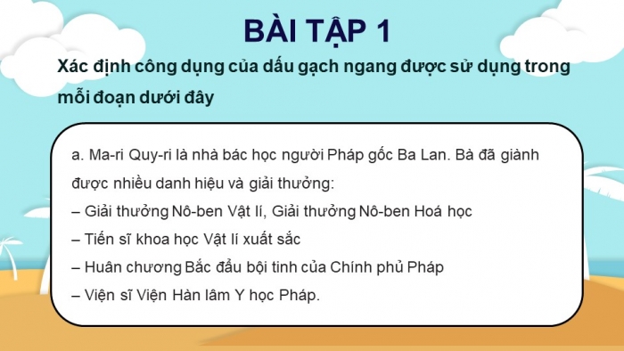 Giáo án điện tử Tiếng Việt 4 kết nối Bài 29 Luyện từ và câu Luyện tập về Dấu gạch ngang