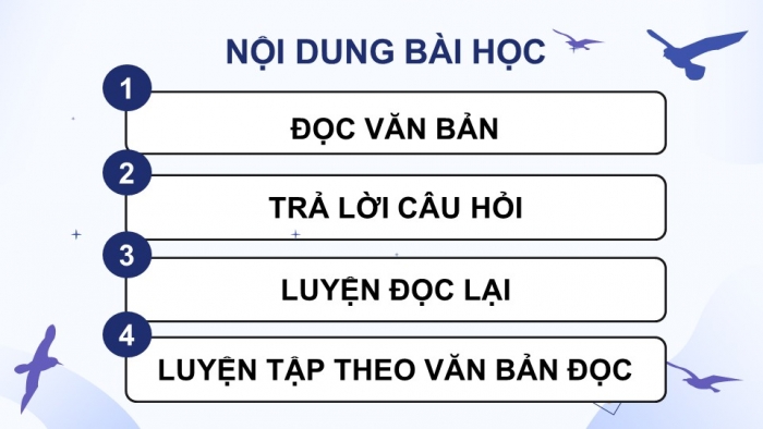 Giáo án điện tử Tiếng Việt 4 kết nối Bài 30: Đọc Cánh chim nhỏ
