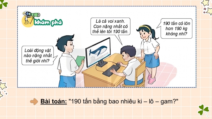 Giáo án điện tử Toán 4 kết nối Bài 17: Yến, tạ, tấn