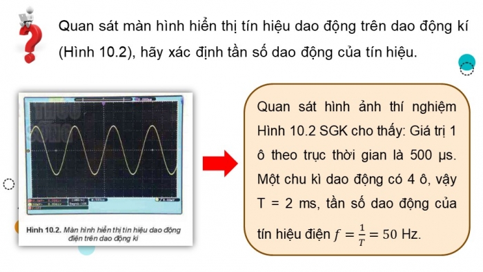 Giáo án điện tử Vật lí 11 kết nối Bài 10: Thực hành: Đo tần số của sóng âm