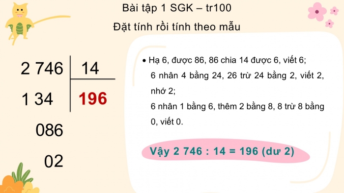 Giáo án điện tử Toán 4 cánh diều Bài 45. Luyện tập