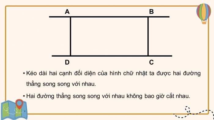 Giáo án điện tử Toán 4 kết nối Bài 29: Hai đường thẳng song song