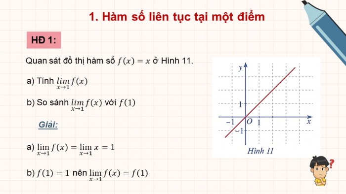 Giáo án điện tử Toán 11 cánh diều Chương 3 Bài 3: Hàm số liên tục