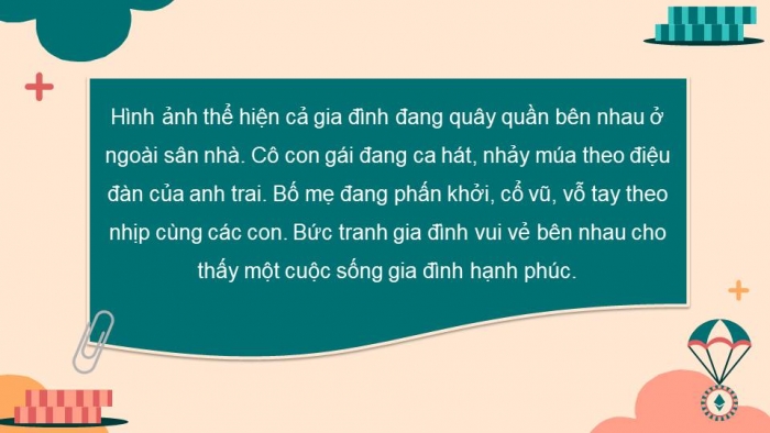 Giáo án điện tử HĐTN 11 chân trời (bản 1) Chủ đề 4: Tham gia tổ chức cuộc sống gia đình