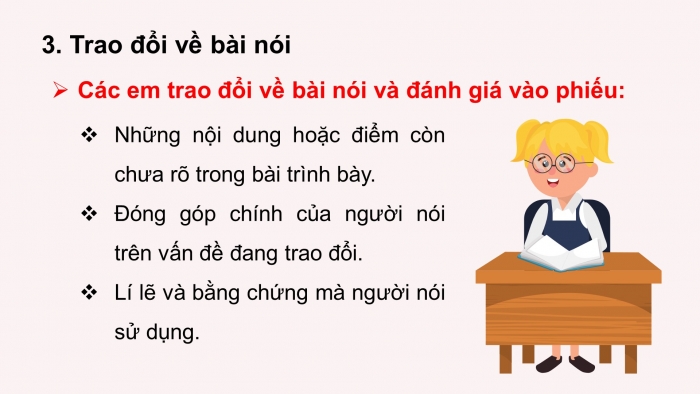 Giáo án điện tử tiết: Nói và nghe - Trao đổi về một vấn đề mà em quan tâm