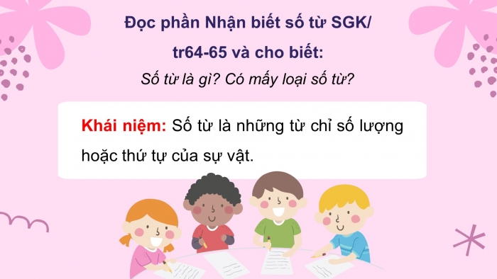 Giáo án điện tử tiết: Thực hành tiếng việt - Số từ