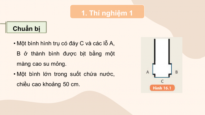 Giáo án điện tử KHTN 8 kết nối Bài 16: Áp suất chất lỏng. Áp suất khí quyển