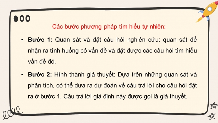 Giáo án điện tử KHTN 7 chân trời – Phần hóa học bài 1: Phương pháp và kĩ năng học tập môn khoa học tự nhiên