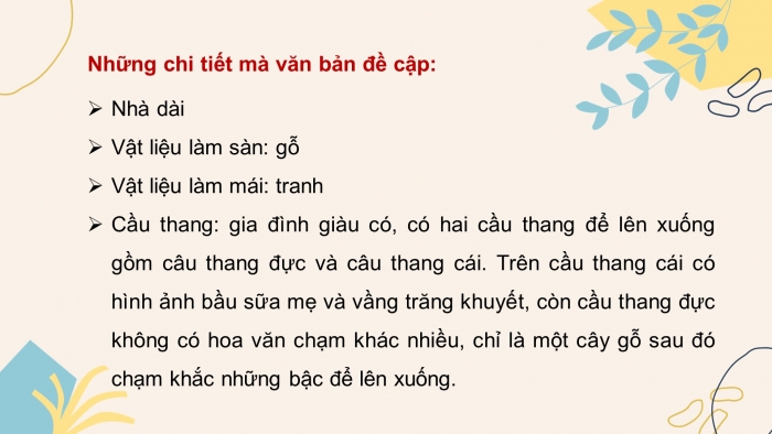 Giáo án điện tử ngữ văn 10 chân trời tiết: Đọc kết nối chủ điểm - Ngôi nhà truyền thống của người ê- đê