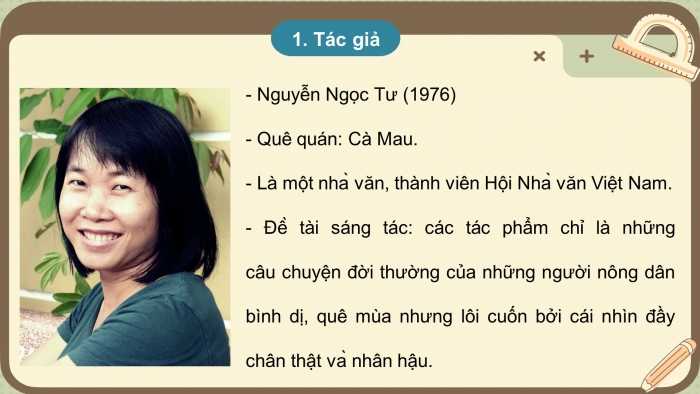 Giáo án điện tử ngữ văn 7 chân trời tiết: Đọc mở rộng theo thể loại - Mùa phơi trước sân