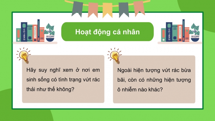 Giáo án điện tử tiếng việt 3 kết nối tri thức bài 28: Những điều nhỏ tớ làm cho trái đất- Tiết 4: Luyện viết đoạn