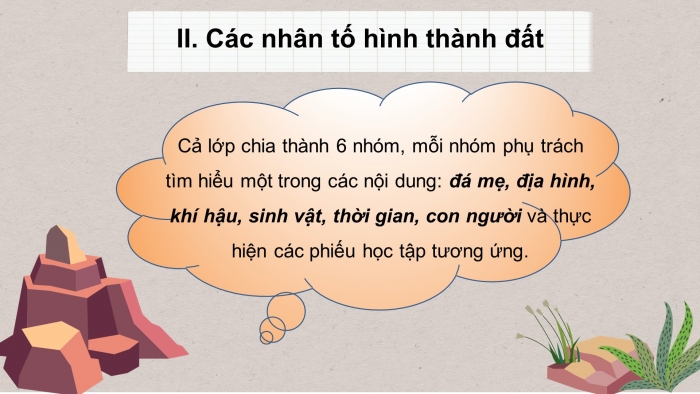 Giáo án điện tử địa lí 10 chân trời bài 14: Đất