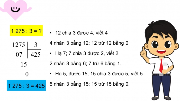 Giáo án điện tử toán 3 kết nối bài 57: Chia số có bốn chữ số cho số có một chữ số