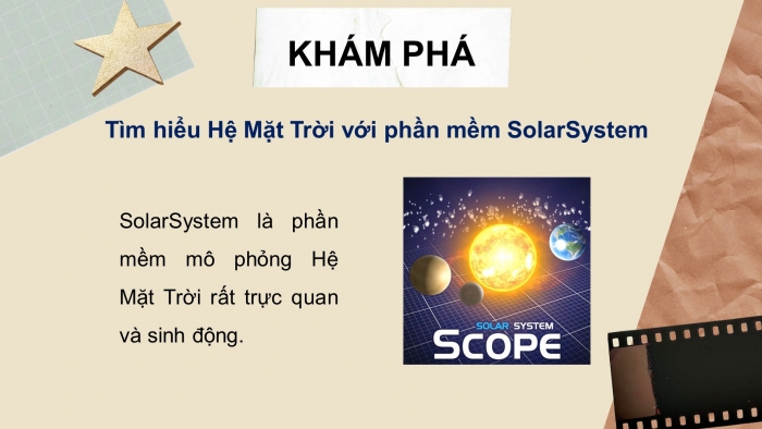 Giáo án điện tử tin học 3 chân trời bài 11a: Hệ mặt trời