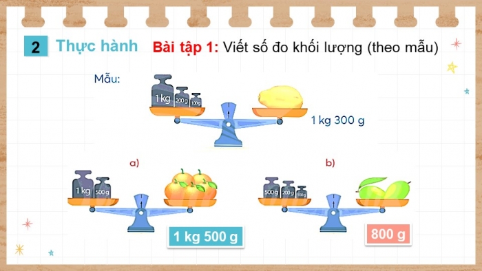 Giáo án điện tử toán 3 chân trời bài: Gram (2 tiết)