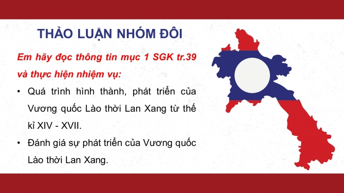 Giáo án điện tử lịch sử 7 cánh diều bài 12: Vương quốc Lào