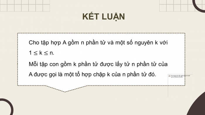 Giáo án điện tử toán 10 cánh diều bài 3: Tổ hợp