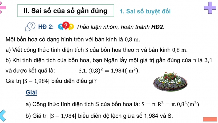 Giáo án điện tử toán 10 cánh diều bài 1: Số gần đúng. sai số