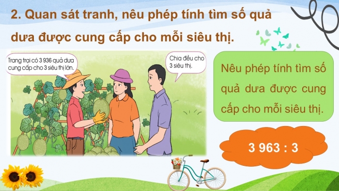 Giáo án điện tử toán 3 cánh diều tiết: chia cho số có một chữ số trong phạm vi 100 000