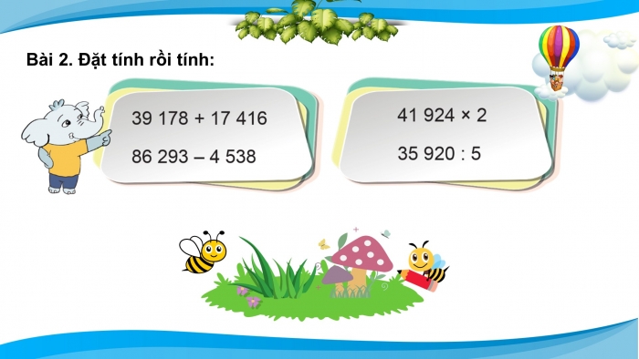 Giáo án điện tử toán 3 cánh diều bài 22: Luyện tập chung