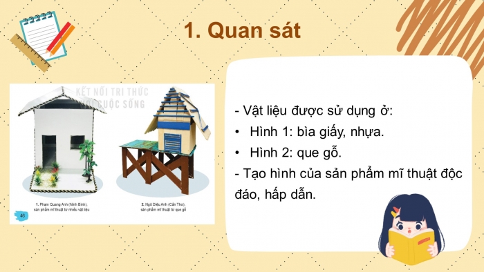 Giáo án PowerPoint bài 11: Tạo hình ngôi nhà từ vật liệu sẵn có