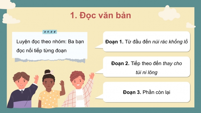  Giáo án điện tử tiếng việt 3 kết nối tri thức bài 28: Những điều nhỏ tớ làm cho trái đất- Tiết 1 – 2. Đọc