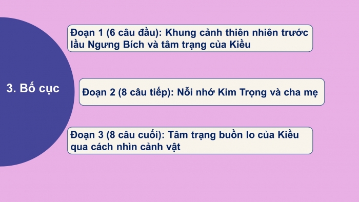 Giáo án điện tử ngữ văn 9 tiết 30, 31: Kiều ở lầu Ngưng Bích