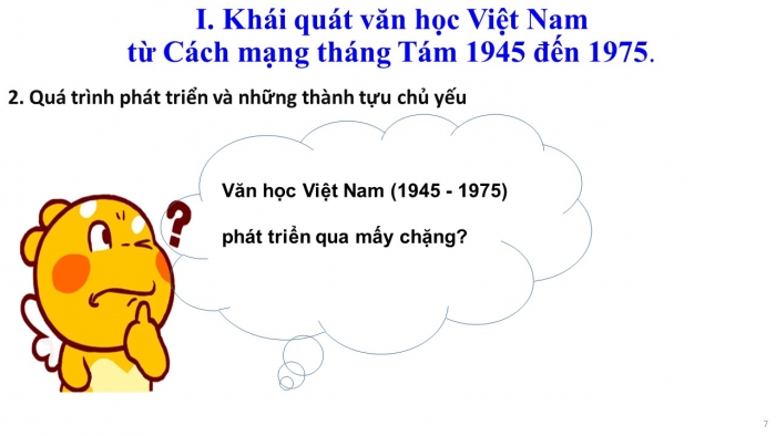 Giáo án điện tử Ngữ văn 12 tiết 1,2: Khái quát văn học Việt Nam từ Cách mạng tháng Tám năm 1945 đến hết thế kỉ XX