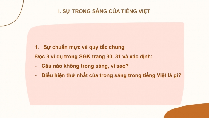 Giáo án điện tử Ngữ văn 12 bài: Giữ gìn sự trong sáng của tiếng Việt