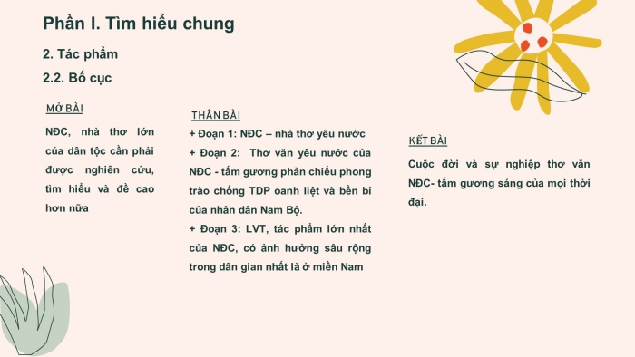 Giáo án điện tử Ngữ văn 12 bài: Nguyễn Đình Chiểu, ngôi sao sáng trong văn nghệ của dân tộc