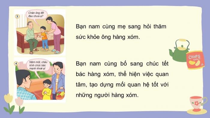 Bài giảng điện tử đạo đức 3 kết nối tri thức bài 3: Quan tâm hàng xóm láng giềng